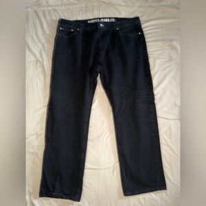 Nautica Men's Relaxed Fit Straight-Leg Jeans - Black